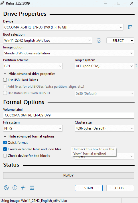 USB boot cai dat Windows