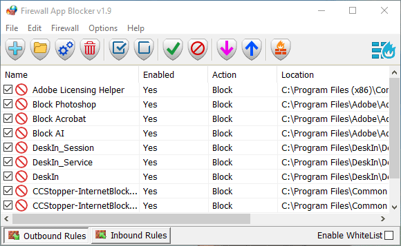 Firewall App Blocker