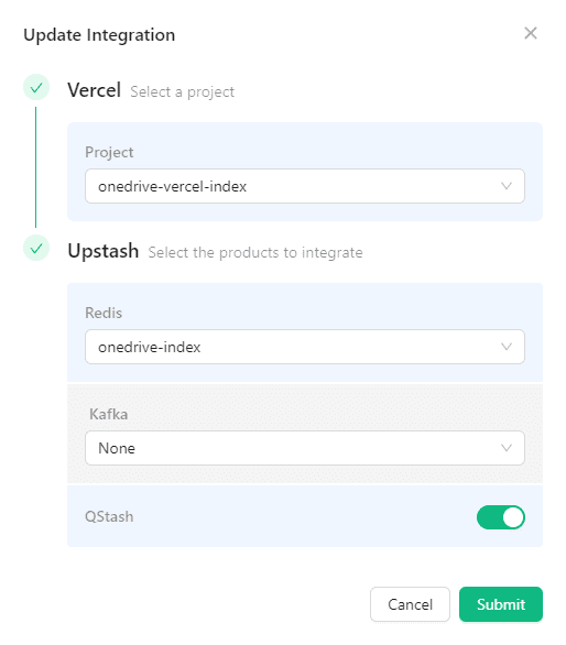 config upstash