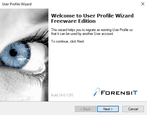 User Profile Wizard 24