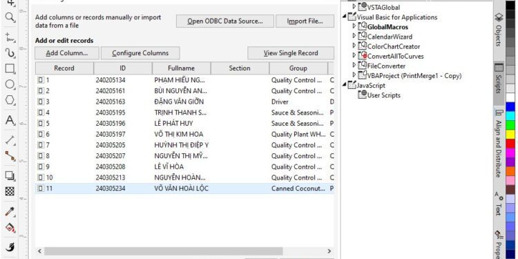 data - print merge trong coreldraw 