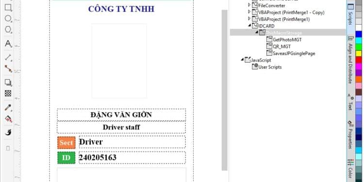 load script - print merge trong coreldraw 